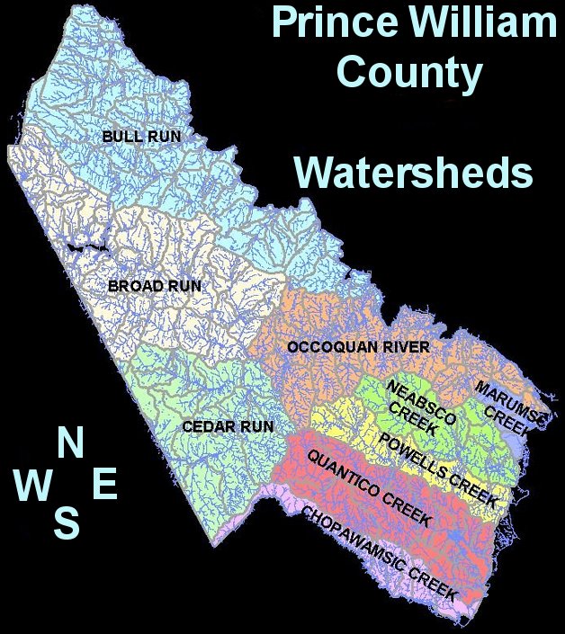 Prince William County watersheds