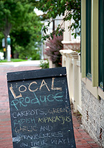 Locally grown foods