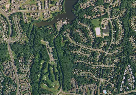 Lake Ridge Aerial Photo
